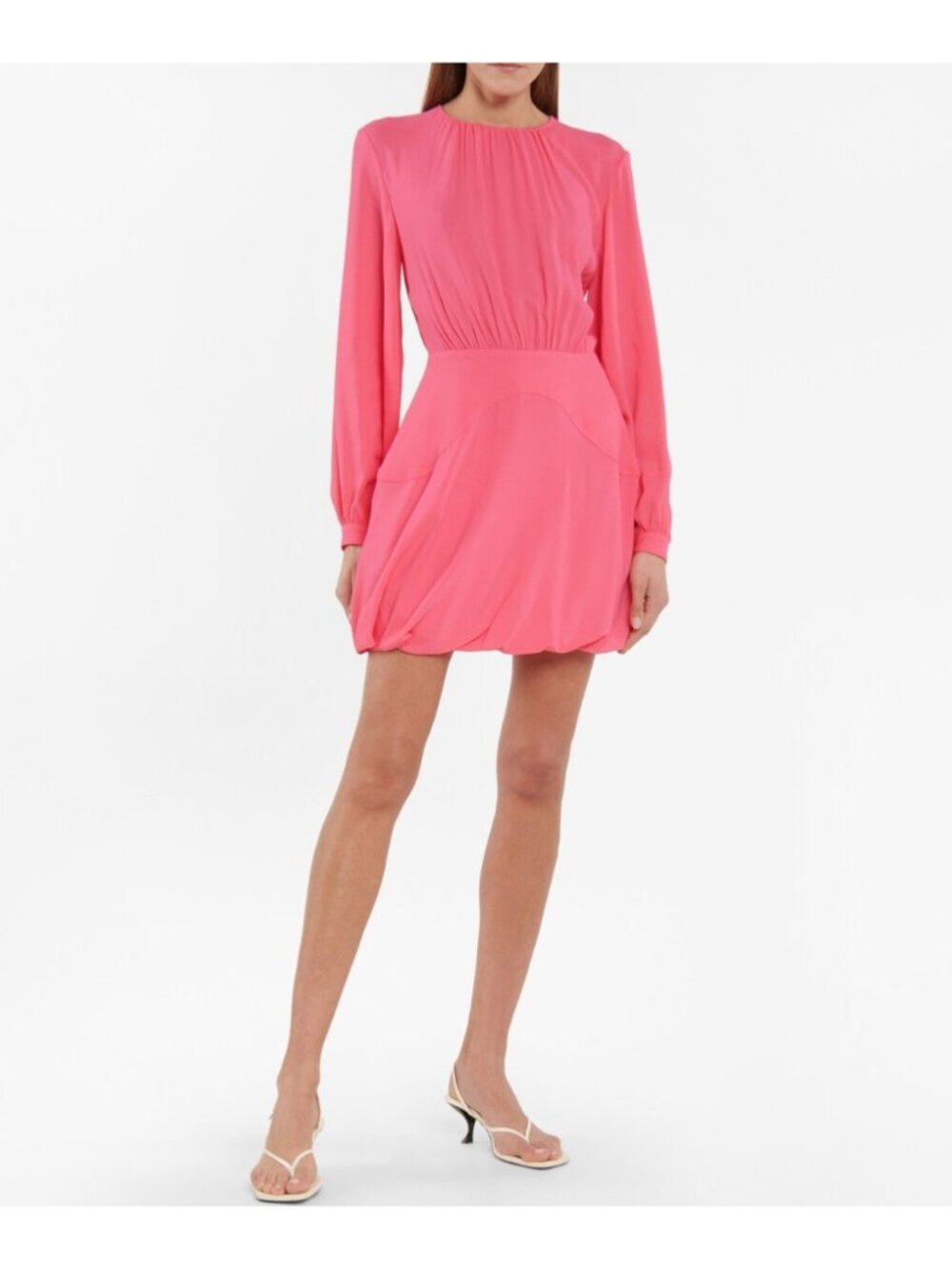 NWT Stella McCartney Amanda Gathered Mini Dress in Pink 40